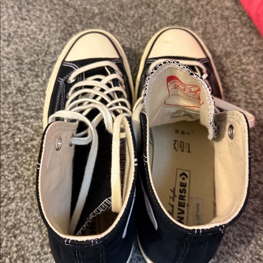 Converse All Stars Chuck Taylor Black High-Top Sneakers - Picture 4 of 8